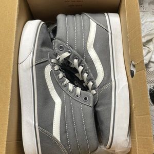 Women Grey High Top Vans